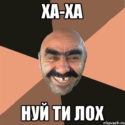 Ха-ха Нуй ти лох, Мем Я твой дом труба шатал