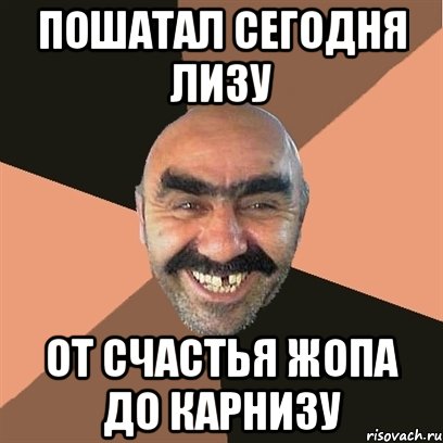 Пошатал сегодня Лизу от счастья жопа до карнизу, Мем Я твой дом труба шатал