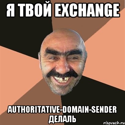 Я твой Exchange authoritative-domain-sender делалЬ, Мем Я твой дом труба шатал