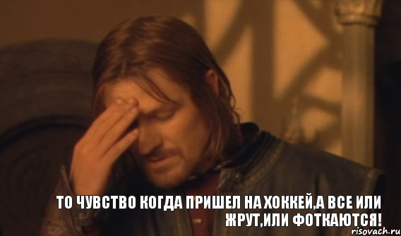 То чувство когда пришел на хоккей,а все или жрут,или фоткаются!, Мем Закрывает лицо