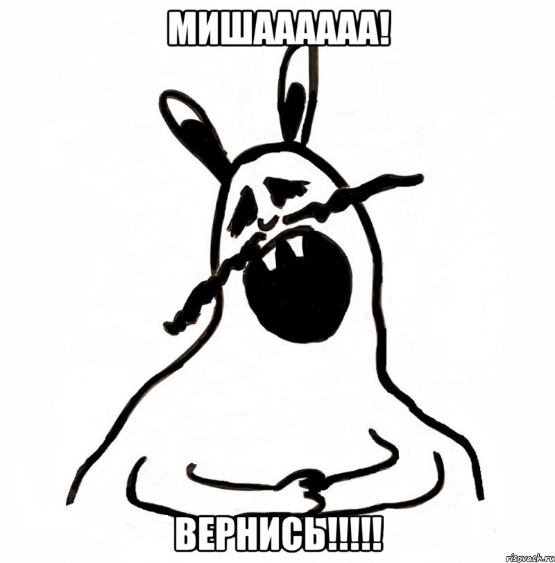 МИШАААААА! ВЕРНИСЬ!!!!!