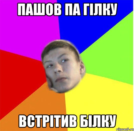Пашов па гілку Встрітив білку