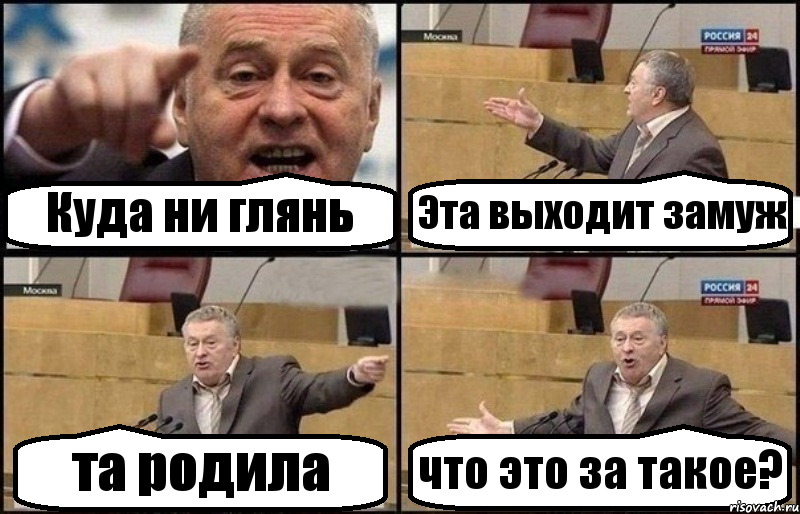 Куда ни глянь Эта выходит замуж та родила что это за такое?, Комикс Жириновский