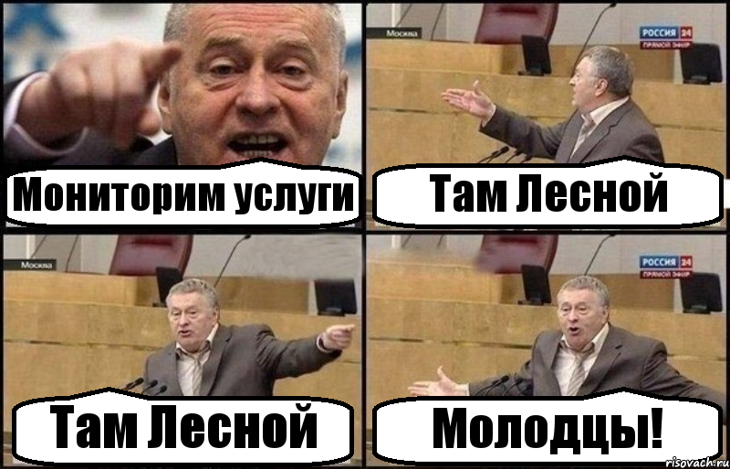 Мониторим услуги Там Лесной Там Лесной Молодцы!, Комикс Жириновский