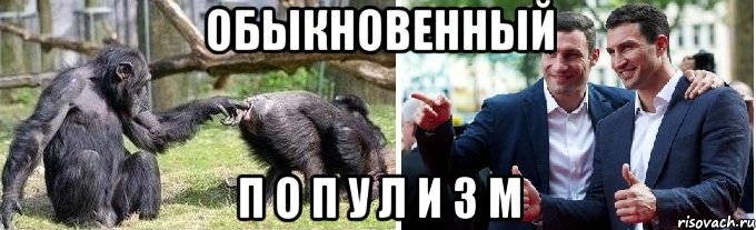обыкновенный п о п у л и з м