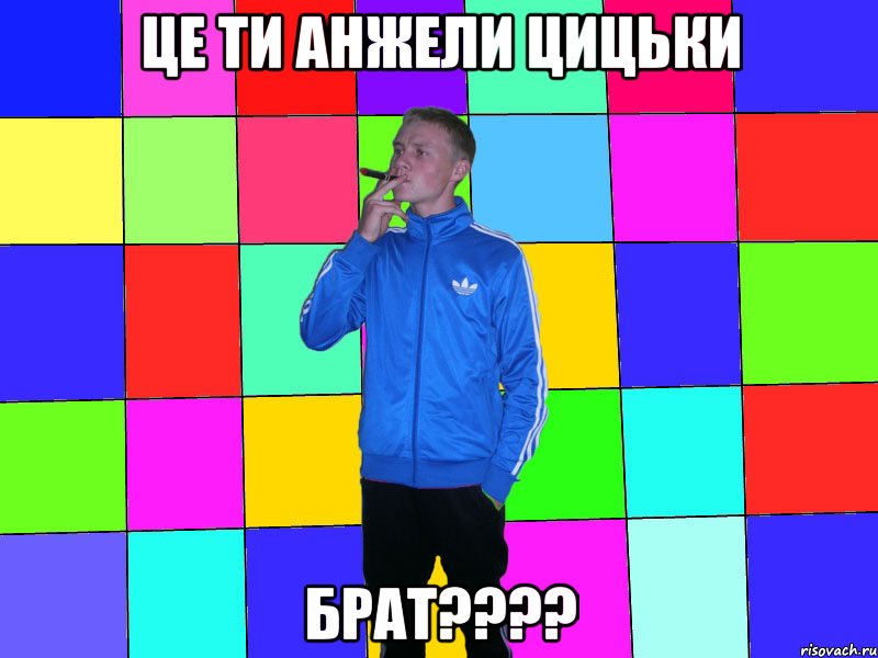 це ти анжели цицьки брат????