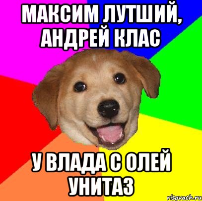 максим лутший, андрей клас у влада с олей унитаз, Мем Advice Dog