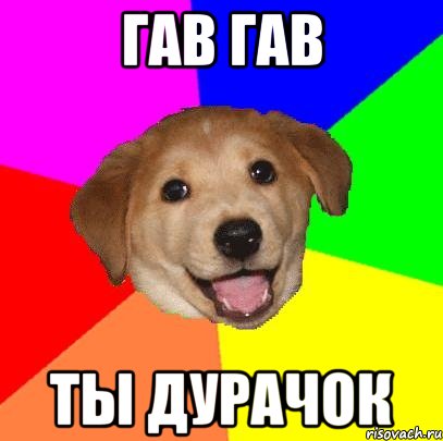 гав гав ты дурачок, Мем Advice Dog