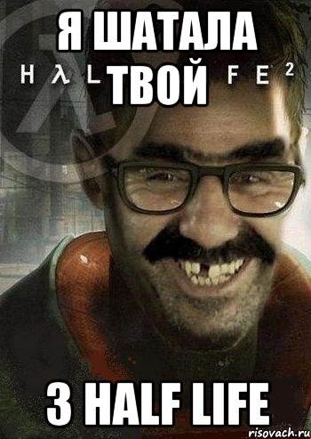 Я ШАТАЛА ТВОЙ 3 HALF LIFE, Мем Ашот Фримэн