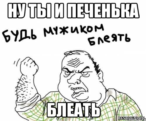 Ну ты и печенька блеать, Мем блять