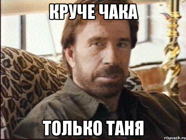 КРУЧЕ ЧАКА ТОЛЬКО ТАНЯ