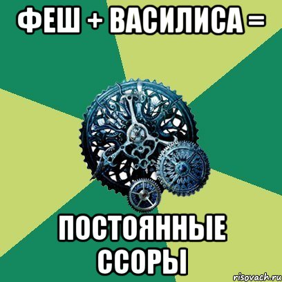 Феш + Василиса = Постоянные ссоры, Мем Часодеи