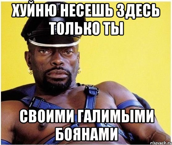 хуйню несешь здесь только ты своими галимыми боянами, Мем Черный властелин