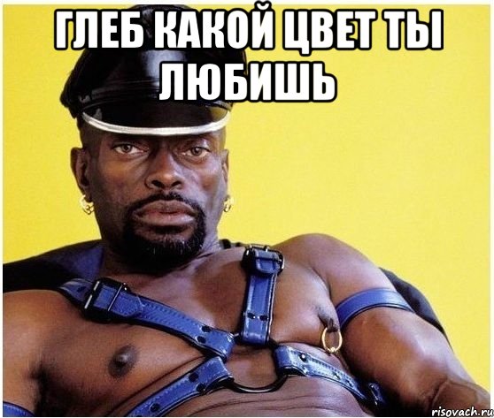 глеб какой цвет ты любишь , Мем Черный властелин