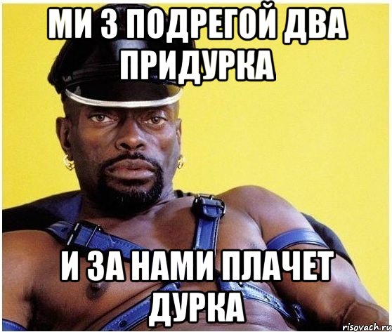 Ми з подрегой два придурка и за нами плачет дурка, Мем Черный властелин