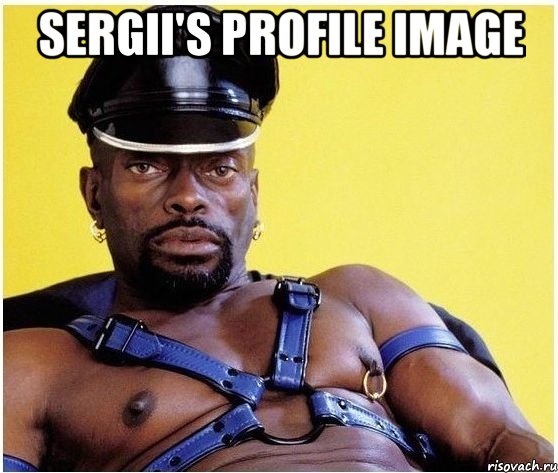sergii's profile image , Мем Черный властелин