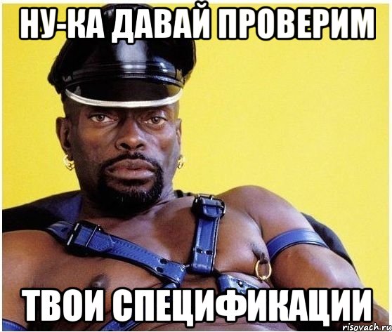 ну-ка давай проверим твои спецификации, Мем Черный властелин