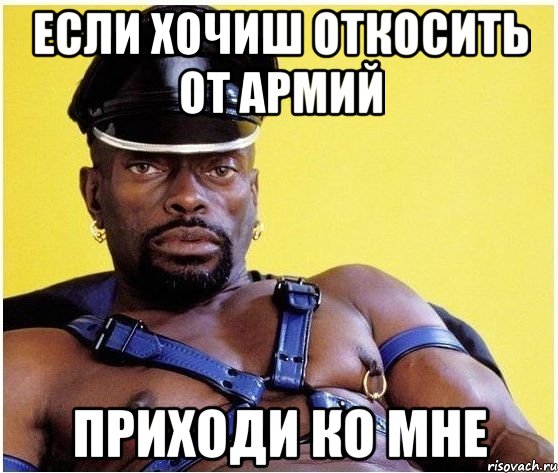 Если хочиш откосить от армий приходи ко мне, Мем Черный властелин