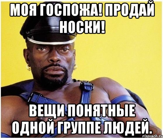 Моя госпожа! Продай носки! Вещи понятные одной группе людей., Мем Черный властелин