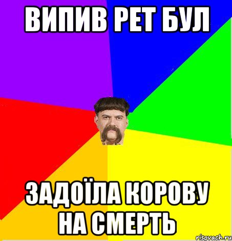 Випив рет бул задоїла корову на смерть