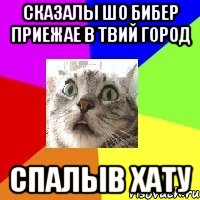 Сказалы шо бибер приежае в твий город спалыв хату