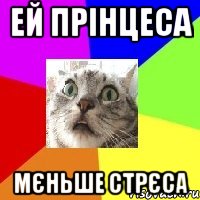 Ей прінцеса мєньше стрєса