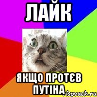 лайк якщо протєв путіна