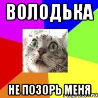 володька не позорь меня