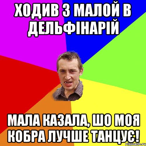 Ходив з малой в дельфінарій мала казала, шо моя кобра лучше танцує!, Мем Чоткий паца