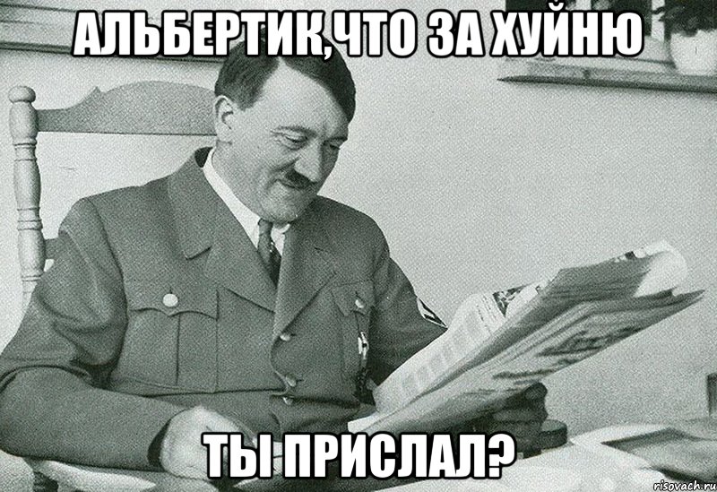 Альбертик,что за хуйню ты прислал?