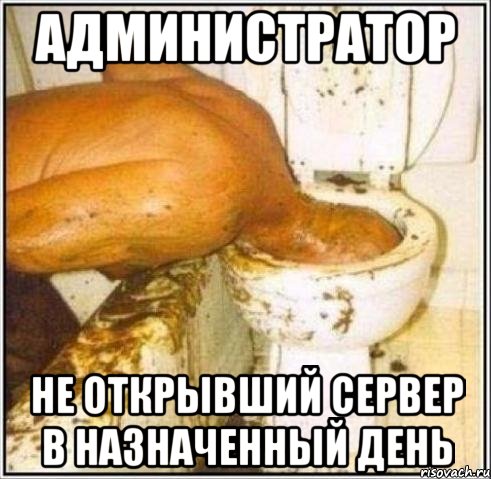 Администратор не открывший сервер в назначенный день, Мем Дайвер