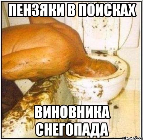пензяки в поисках виновника снегопада, Мем Дайвер