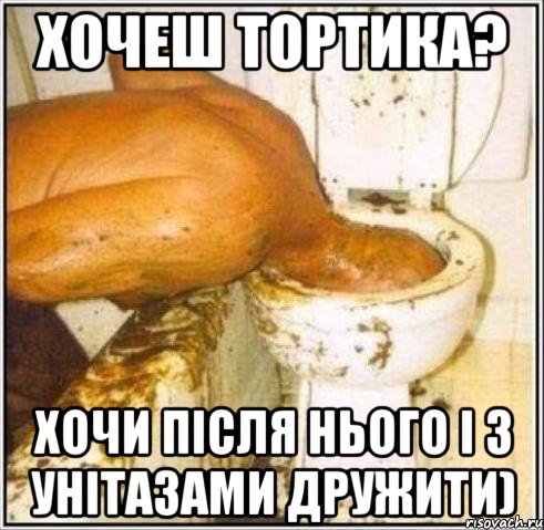 Хочеш тортика? Хочи після нього і з унітазами дружити), Мем Дайвер