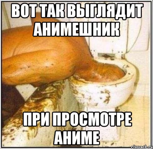 Вот так выглядит анимешник при просмотре аниме, Мем Дайвер