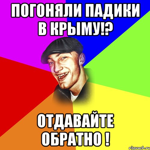 погоняли падики в крыму!? отдавайте обратно !, Мем ДЕРЗКИЙ БЫДЛОМЁТ