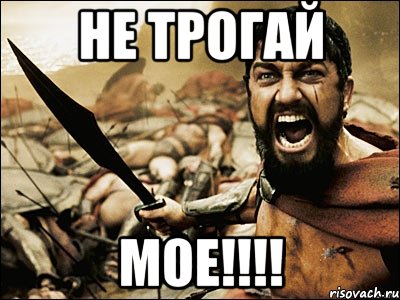 не трогай мое!!!!, Мем Это Спарта