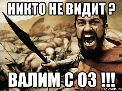 никто не видит ? валим с оз !!!, Мем Это Спарта