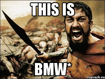 This is BMW*, Мем Это Спарта