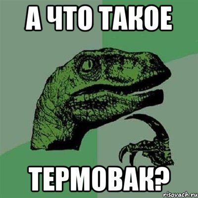 А что такое термовак?, Мем Филосораптор