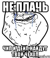 не плачь чип и деил найдут твой чехол, Мем Forever Alone