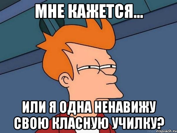 Мне кажется... или я одна ненавижу свою класную училку?, Мем  Фрай (мне кажется или)