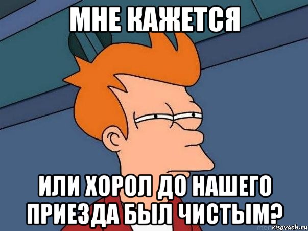 Мне кажется Или хорол до нашего приезда был чистым?, Мем  Фрай (мне кажется или)