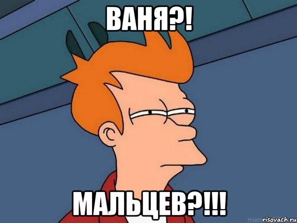 ВАНЯ?! МАЛЬЦЕВ?!!!, Мем  Фрай (мне кажется или)