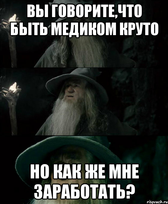 Вы говорите,что быть медиком круто Но как же мне заработать?, Комикс Гендальф заблудился