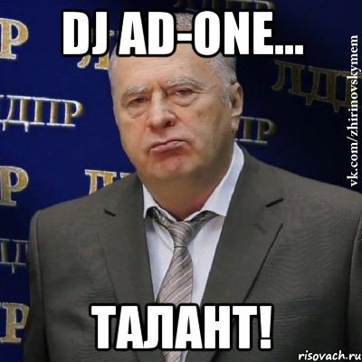 DJ AD-ONE... ТАЛАНТ!, Мем Хватит это терпеть (Жириновский)