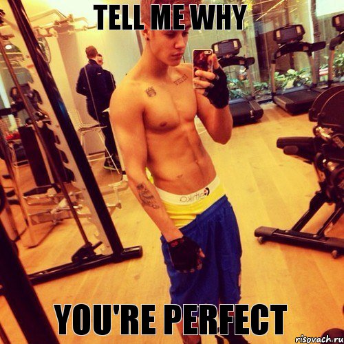 TELL ME why  you're perfect, Комикс Justin Bieber