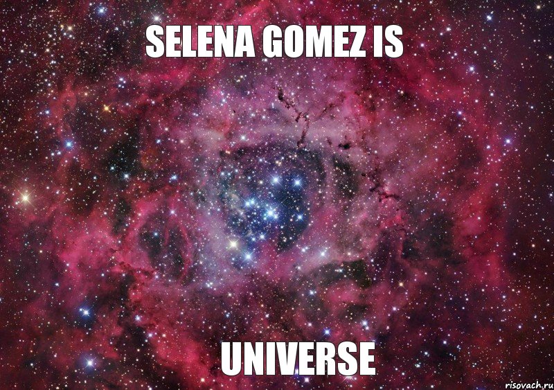 Selena Gomez is Universe, Мем Ты просто космос