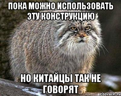 Пока можно использовать эту конструкцию Но китайцы так не говорят