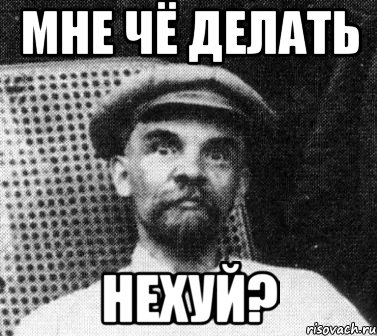 МНЕ ЧЁ ДЕЛАТЬ НЕХУЙ?, Мем   Ленин удивлен