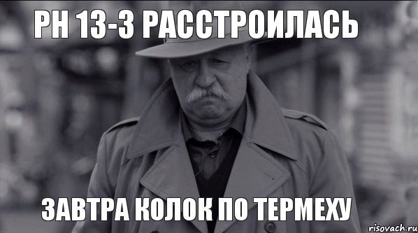 РН 13-3 расстроилась завтра колок по термеху, Мем Леонид Аркадьевич